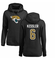 NFL Women's Nike Jacksonville Jaguars #6 Cody Kessler Black Name & Number Logo Pullover Hoodie