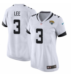 Women's Nike Jacksonville Jaguars #3 Tanner Lee Game White NFL Jersey