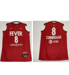 Men's Indiana Fever #8 Sophie Cunningham Red Edition Victory Stitched Jersey