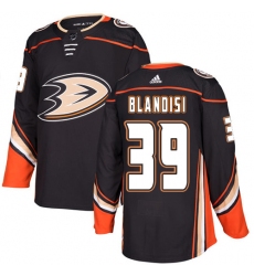 Youth Adidas Anaheim Ducks #39 Joseph Blandisi Authentic Black Home NHL Jersey