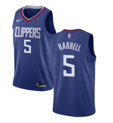 Men's Nike Los Angeles Clippers #5 Montrezl Harrell Swingman Blue NBA Jersey - Icon Edition