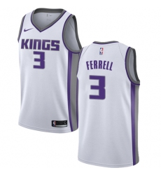Youth Nike Sacramento Kings #3 Yogi Ferrell Swingman White NBA Jersey - Association Edition