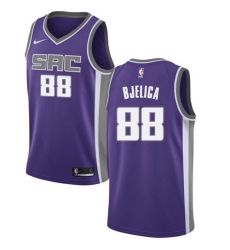 Youth Nike Sacramento Kings #88 Nemanja Bjelica Swingman Purple NBA Jersey - Icon Edition