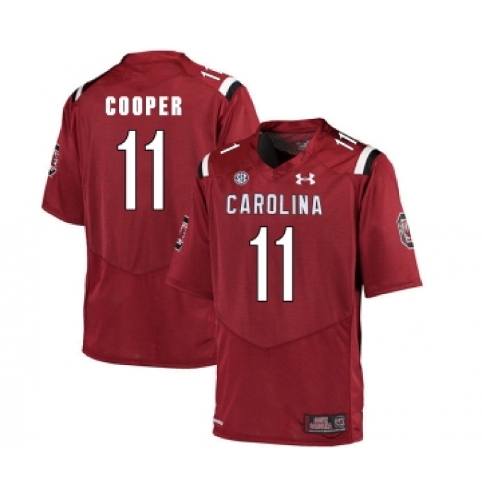 South Carolina Gamecocks 11 Pharoh Cooper Red College Football Jersey