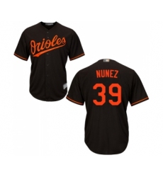 Men's Baltimore Orioles #39 Renato Nunez Replica Black Alternate Cool Base Baseball Jersey