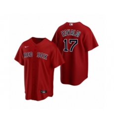 Men's Boston Red Sox #17 Nathan Eovaldi Nike Red Replica Alternate Jersey