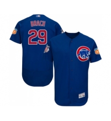 Men's Chicago Cubs #29 Brad Brach Royal Blue Alternate Flex Base Authentic Collection Baseball Jersey