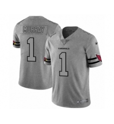 Men's Arizona Cardinals #1 Kyler Murray Limited Gray Team Logo Gridiron Football Jersey