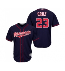 Youth Minnesota Twins #23 Nelson Cruz Replica Navy Blue Alternate Road Cool Base Baseball Jersey