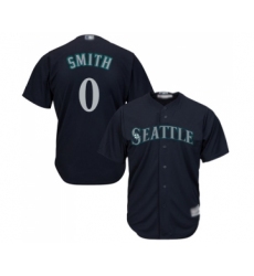 Youth Seattle Mariners #0 Mallex Smith Replica Navy Blue Alternate 2 Cool Base Baseball Jersey