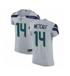 Men's Seattle Seahawks #14 D.K. Metcalf Grey Alternate Vapor Untouchable Elite Player Football Jersey