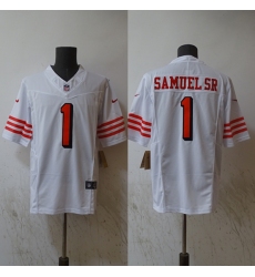 Men's San Francisco 49ers #1 Deebo Samuel Black Vapor Untouchable Limited Football Stitched Jersey
