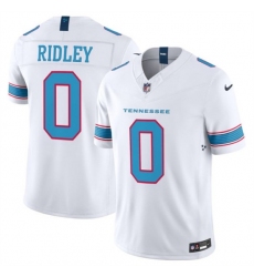 Men's Tennessee Titans #0 Calvin Ridley White 2026 F.U.S.E. Vapor Limited Stitched Football Jersey