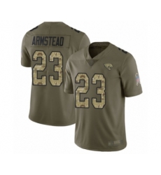 Youth Jacksonville Jaguars #23 Ryquell Armstead Limited Olive Camo 2017 Salute to Service Football Jersey