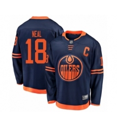 Youth Edmonton Oilers #18 James Neal Authentic Orange USA Flag Fashion Hockey Jersey