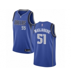 Youth Dallas Mavericks #51 Boban Marjanovic Swingman Royal Blue Basketball Jersey - Icon Edition