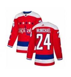 Youth Washington Capitals #28 Brendan Leipsic Authentic Red Home Hockey Jersey
