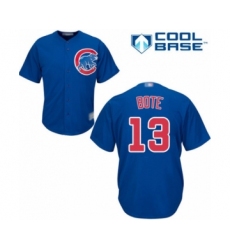 Youth Chicago Cubs #13 David Bote Authentic Royal Blue Alternate Cool Base Baseball Player Jersey