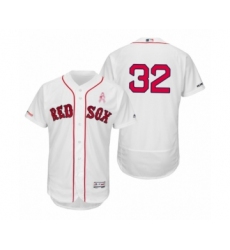 Men's Matt Barnes Boston Red Sox #32 White 2019 Mothers Day flex base Jersey