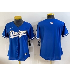 Youth Los Angeles Dodgers Blank Royal Limited Stitched Baseball Jersey