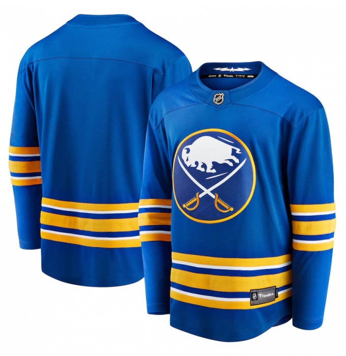 Men's Buffalo Sabres Fanatics Branded Royal Blank 2020-21 Home Breakaway Jersey