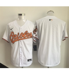 Men's Baltimore Orioles Blank White 2025 Limited Stitched Baseball Jersey