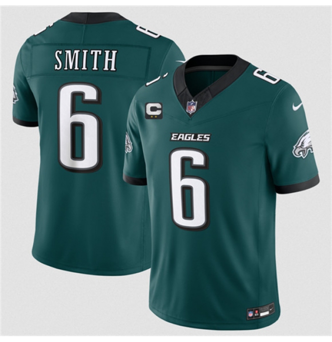 Men's Philadelphia Eagles #6 DeVonta Smith Green 2026 F.U.S.E. 2-Star C Vapor Untouchable Limited Football Stitched Jersey