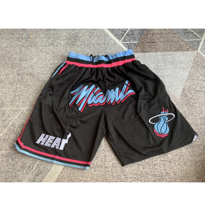 Men's Miami Heat City Edition Black Four Pocket Shorts