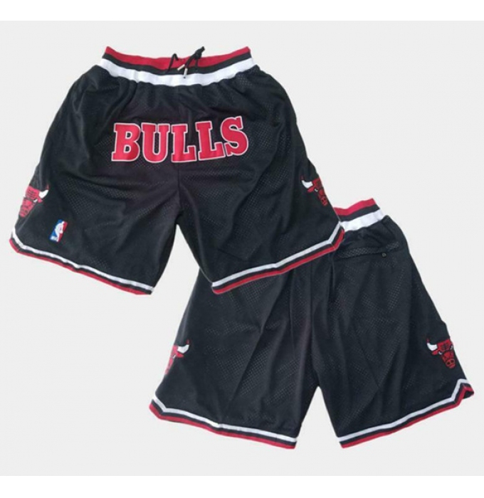 Men's Chicago Bulls Black Shorts