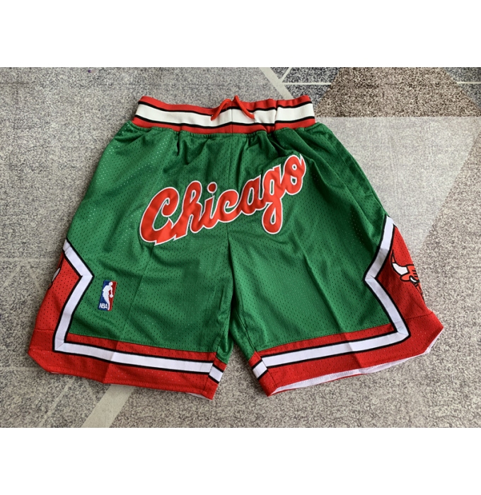 Men's Chicago Bulls Green Chicago Shorts