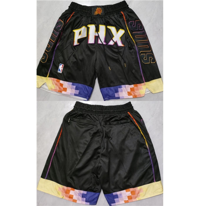 Men's Phoenix Suns Black Shorts (Run Small)
