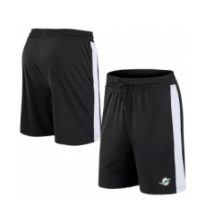 Men's Miami Dolphins Black Performance Shorts