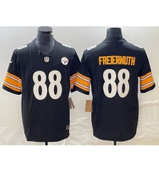 Men's Nike Pittsburgh Steelers #88 Pat Freiermuth Black 2023 F.U.S.E. Vapor Untouchable Limited Stitched Jersey