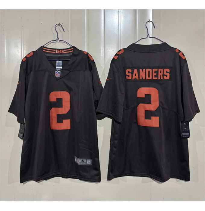 Men's Cleveland Browns #2 Shedeur Sanders Brown 2026 'Alpha Dawg Edition' Vapor Limited Football Stitched Jersey