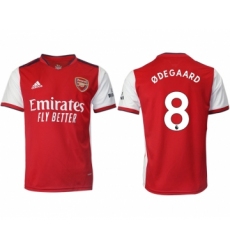 Men 2021-2022 Club Arsenal home aaa version red 8 Soccer Jersey