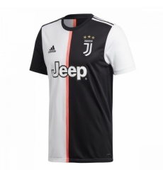Juventus Black Black White Split Soccer Jersey