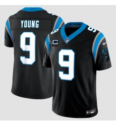 Men's Carolina Panthers #9 Bryce Young Black 2026 F.U.S.E. 4-Star C Vapor Limited Football Stitched Jersey