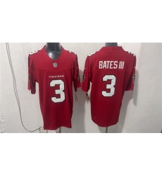 Men's Atlanta Falcons #3 Jessie Bates III Red 2026 New F.U.S.E. Vapor Untouchable Limited Football Stitched Jersey