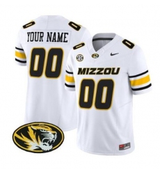 Men's Memphis Tigers ACTIVE PLAYER Custom White F.U.S.E. Vapor Limited Stitched Football Stitched Jersey