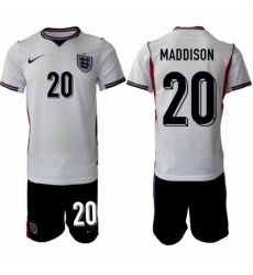 England FIFA World Cup 2026 White Soccer Jersey James Maddison #20