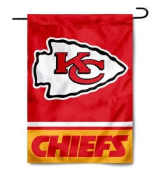2Pcs WinCraft Kansas City Chiefs Double Sided Garden Flag
