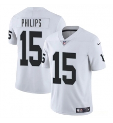 Men's Las Vegas Raiders #22 Jeremy Chinn Black 2025 Vapor Football Stitched Jersey