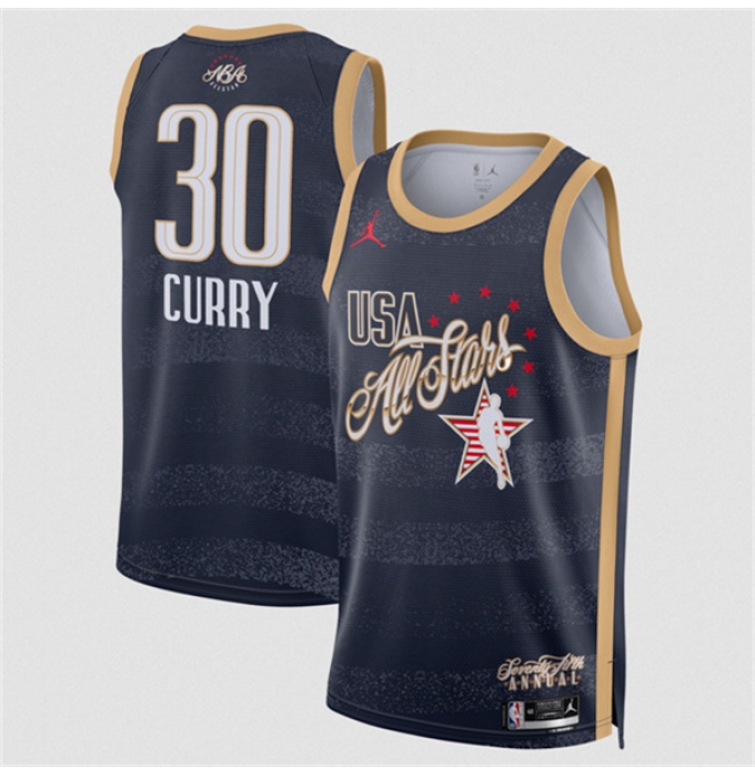 Men's 2026 All-Star #30 Stephen Curry Navy Stitched Basketball Jersey