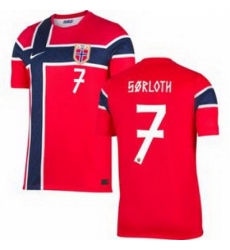 Men 7 Norway Alexander Sorloth Home Stadium Replica 1