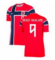 Women 9 Norway Erling Haaland 2026 Home Stadium Replica Jersey 1
