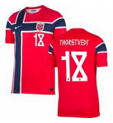 Youth 18 Norway Kristian Thorstvedt Home Stadium Replica 1