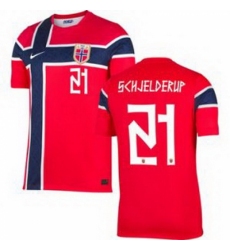 Youth 21 Norway Andreas Schjelderup Home Stadium Replica 1