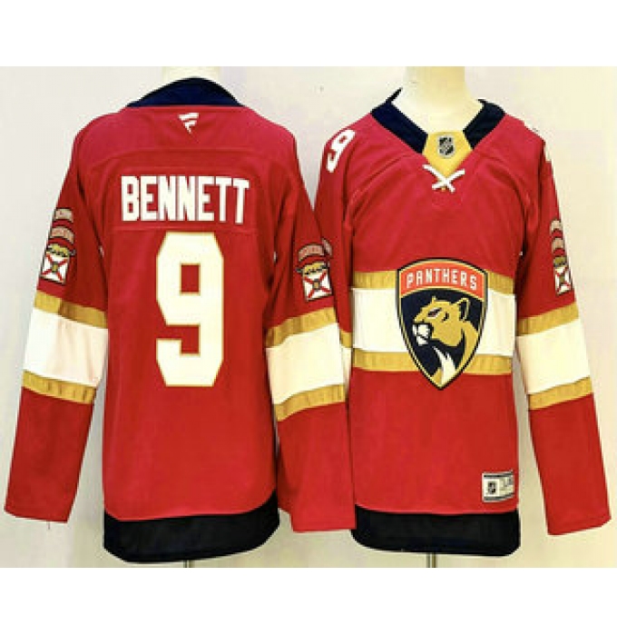 Youth Florida Panthers #9 Sam Bennett Red Authentic Jersey