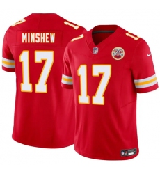 Men's Kansas City Chiefs #17 Gardner Minshew Red 2025 F.U.S.E. Vapor Untouchable Limited Football Stitched Jersey