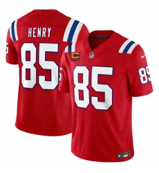 Men's New England Patriots #85 Hunter Henry Red 2026 F.U.S.E. 4-Star C Vapor Limited Football Stitched Jersey